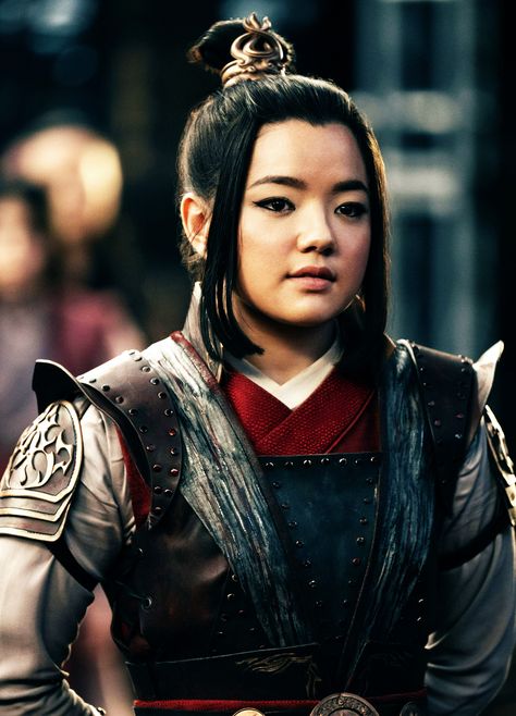 Elizabeth Yu as Azula in Avatar: The Last Airbender (TV Series, 2024- ). The Last Airbender Characters, Netflix Cast, Princess Azula, Avatar Azula, Avatar Kyoshi, Prince Zuko, Team Avatar, Fire Nation, Avatar Aang