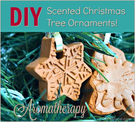 Scented Christmas Ornaments: Aromatherapy Christmas Tree Ornaments Diy Tree Ornaments, Scented Ornaments, Homemade Christmas Ornaments, Christmas Tree Scent, Clay Christmas Decorations, Diy Scent, Metallic Christmas, Christmas Stockings Diy, Diy Christmas Tree Ornaments