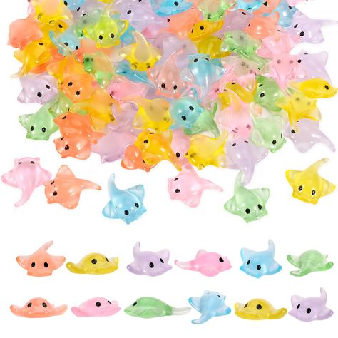 PRICES MAY VARY. Sufficient quantity: The mini sting ray statue set includes 120 pieces.Sufficient quantity to meet your various decoration needs,allowing you to freely create scene arrangements that suit your personal aesthetics and creativity Safe and reliable:Our cute yellow mink fish decorations are made of resin material,with a smooth surface and no burrs.It has long-lasting reliability and is waterproof.Over time,it remains vibrant and maintains a shiny surface. Glossy, so you can use them Sensory Home Decor, Cute Nick Nacks, Cool Stuff For Your Room, Coral Room Decor, Doll House Garden, Strange Decor, Fish Decorations, Ray Fish, Fun Party Favors