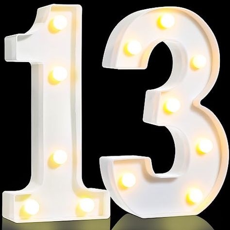 Led Sign Backdrop, Night Party Decorations, Light Up Numbers, Party Bar, Party Bars, Pink Letter, Bar Wall Decor, Bar Wall, Number Sign