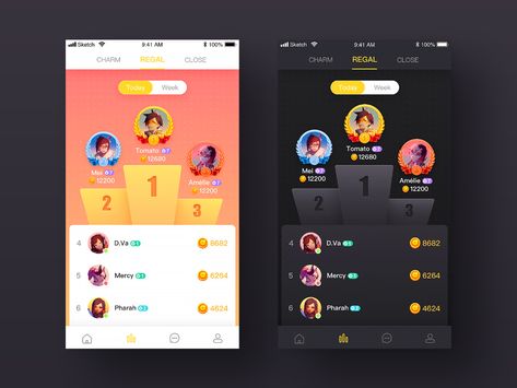 Ranking Ui, Wheel Of Fortune Game, App Design Layout, Android App Design, Ios App Design, Mobile App Icon, Ui Game, Mobile App Design Inspiration, Flat Design Icons