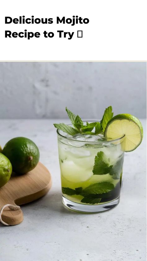 Looking to shake up your cocktail game? Try this refreshing Mojito recipe that will transport you to a tropical paradise with every sip. Fresh mint, zesty lime, and a hint of sweetness combine perfectly in this classic drink. Whether you're hosting a summer gathering or simply unwinding after a long day, this is the perfect drink to enjoy solo or with friends. Get ready to feel like you're lounging on a beach under the sun – Cheers to good times and delicious drinks! Best Mojito Recipe, Easy Mojito Recipe, Mojito Recipe Classic, Mint Julep Cocktail, Rum Swizzle, Mojito Drink, Classic Mojito, Party Food Bar, Mint Mojito