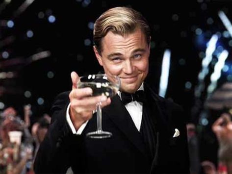 The-Great-Gatsby-- CHEERS! Il Grande Gatsby, Jay Gatsby, Baz Luhrmann, Epic Fail, The Great Gatsby, Ted Talks, Leonardo Dicaprio, New People, Bones Funny