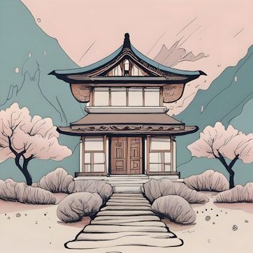 Traditional Korean house Hanok #korea #house #hanok #digitalart #portfolio Korean Traditional House Drawing, Hanok House Korean Traditional, Traditional Korean Art, Hanok House, Korean Traditional House, Traditional Korean House, Korean House, Intarsia Wood Patterns, Zen Pictures