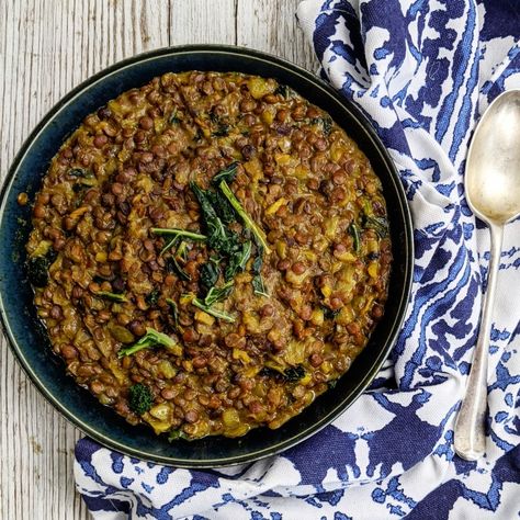 Brown Lentil Recipes, Daal Recipes, Frozen Kale, Jack Monroe, Freezing Kale, Dhal Recipe, Lentil Dahl, Canned Lentils, Brown Lentils