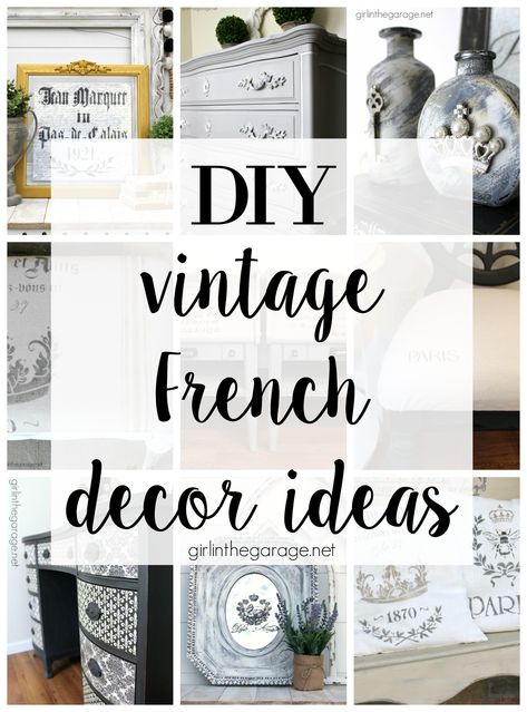 French Decor Ideas, French Country Crafts, Vintage French Decor, Diy French Country Decor, French Country Wall Decor, Provincial Decor, French Country Farmhouse Decor, Never Satisfied, French Vintage Decor