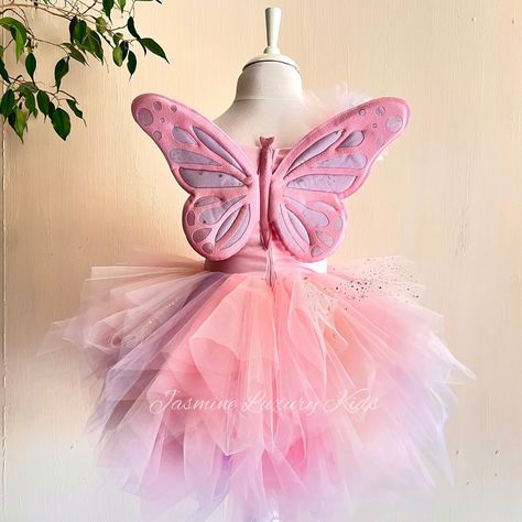 #butterflydress #fairydress #floraldress #partydress #birthdaypartyideas #birthdaypartyforgirls #butterflycostume #fairycostume #floralcostume Halloween Butterfly, Pink Birthday Dress, Butterfly Costume, Girls Personalized Gifts, Toddler Girl Outfit, Butterfly Birthday, Butterfly Dress, Dress For Girls