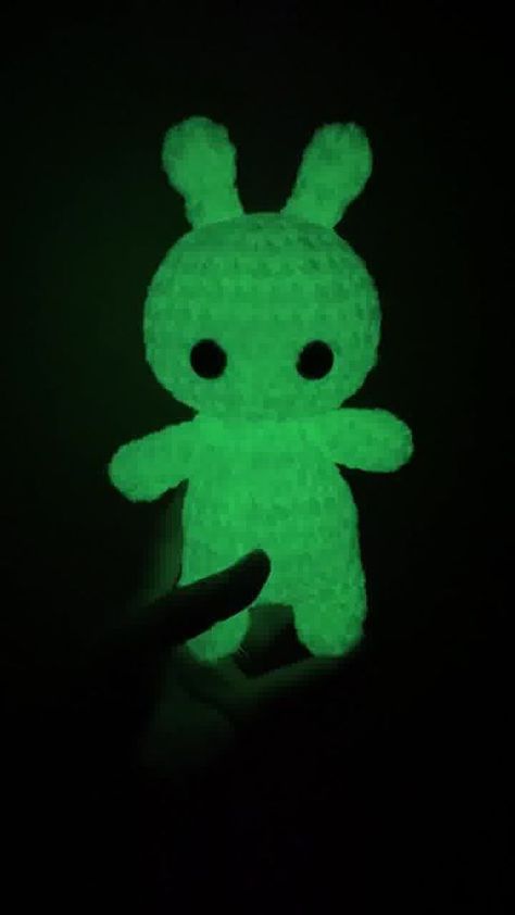 302K views · 10K reactions | When you release an alien pattern and find glow in the dark yarn on the same day, that’s fate. When your little boy asks you to make one he can take to... | By The Friendly Red Fox | Facebook Glow Yarn Ideas, Glow In The Dark Crochet Ideas, Glow In The Dark Yarn Ideas, Glow In The Dark Yarn Crochet Patterns, Glow In The Dark Crochet Patterns, Glow Crochet, Glow In The Dark Crochet, Glow In The Dark Yarn, Dark Crochet