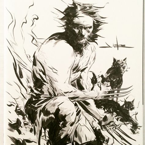 Wolverine by Jae Lee #wondercon #wolverine Jae Lee, Comic Artist, Ink Art, You Never, Cool Art, Marvel, Humanoid Sketch, Internet, Energy