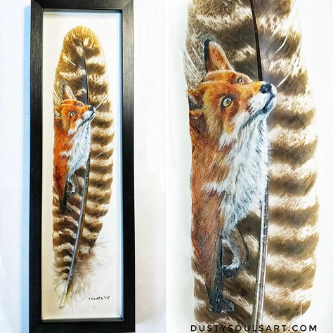 Painting On A Feather, Painted Turkey Feathers, Turkey Feather Art, Pheasant Feather Decor, Feathers Painting, Painting Feathers, Smudge Feathers, Smudging Feathers, Painted Feathers