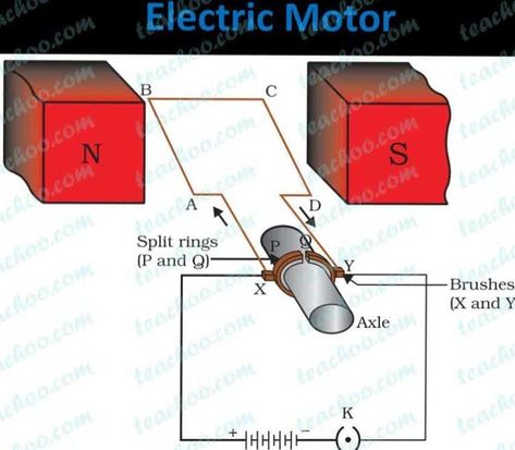 Electric Motor Diagram, Motor Starter Wiring Diagram, Gfci Wiring Diagram, 3 Phase Wiring Diagram, Victron Energy Wiring, Single Phase Motor Wiring Diagram, Class 10, Electric Motor, Electricity