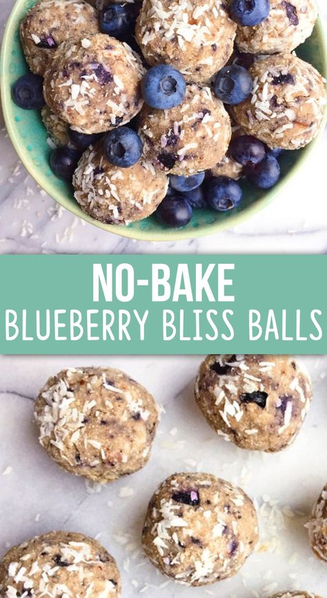 No Bake Camping Desserts, Aip Protein Balls, Bariatric Treats, Fitness Snacks, Blueberry Snacks, Energy Balls Healthy, Energy Food, Protein Balls Recipes, Energy Bites Recipes