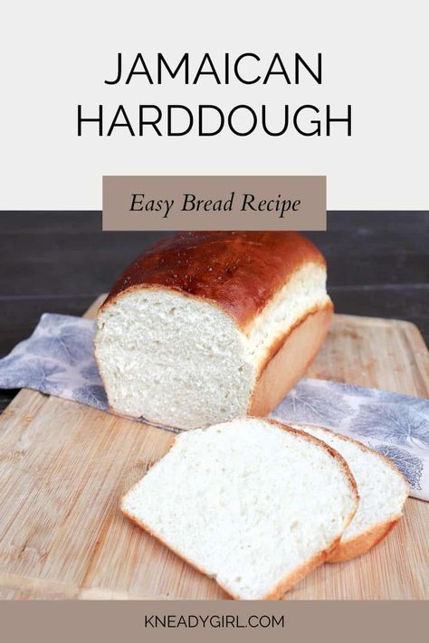 Jamaican Hard Dough Bread Recipe, Jamaican Bread, Homemade French Toast, Breakfast Toast, Sandwiches For Lunch, Easy Bread Recipes, Jamaican Recipes, Easy Bread, White Flour