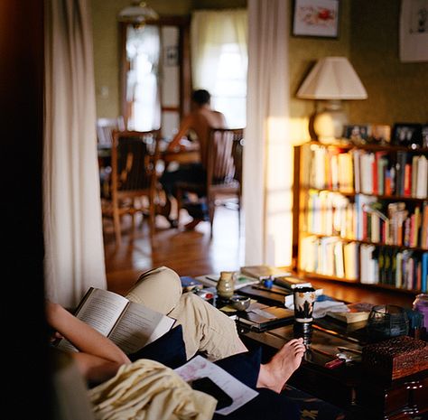 reading together all snuggled up in each other's arms on the couch :) Lazy Days, Slow Living, Simple Pleasures, On The Floor, Reading Nook, The Floor, Life Is Beautiful, Nook, A Book