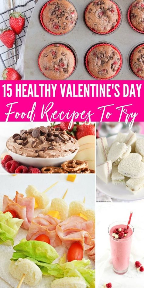 Healthy Valentine's Day Food that will be a treat but not leave you feeling guilty for enjoying. Check out these healthy Valentine recipes that will be a treat for you and your loved ones.  #passion4savings #dessert #snack #lunch #dinner #valentinesday #heart #healthy #lighter #easy #best Healthy Valentine Recipes, Healthy Valentines Dinner, Healthy Valentine Desserts, Valentines Healthy Snacks, New Year Fitness, Healthy Valentines Treats, Valentine's Day Food, Healthy Potluck, Tea Party Sandwiches