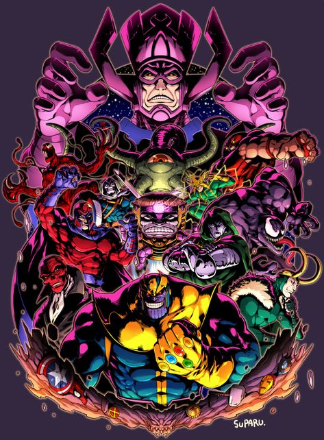 Marvel Galactus, Galactus Marvel, All Spiderman, Thanos Marvel, Comic Villains, Marvel Superhero Posters, Marvel Artwork, Marvel Villains, Marvel Comics Wallpaper