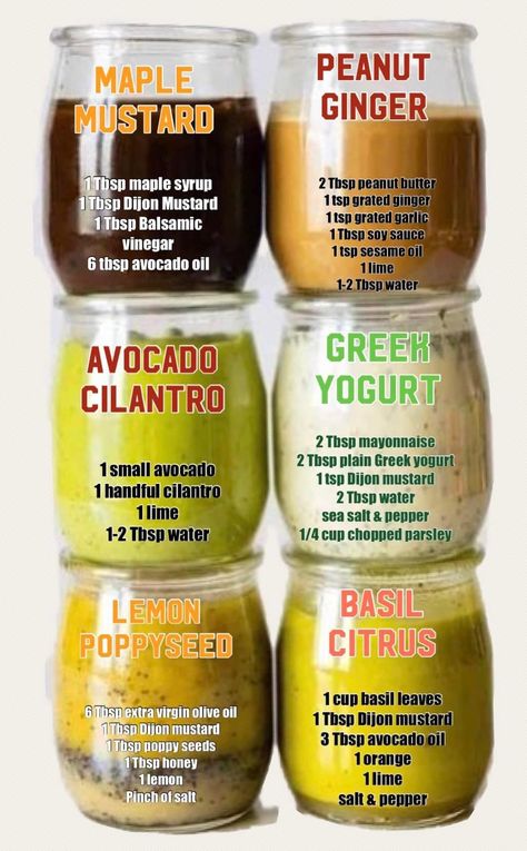 Easy Homemade Dressing, Dressing For Salad Homemade, Vegan Sauces And Dressings, Healthy Dressings For Salads, Best Salad Dressing Recipe, Salad Dressing Healthy, Make Your Own Salad Dressing, Simple Salad Recipes, Make Your Own Salad