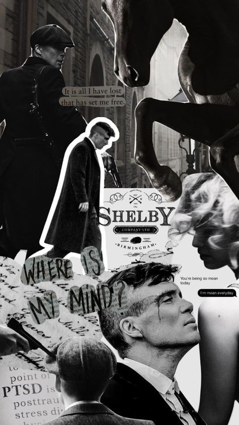 Thomas Shelby Collage, Tomes Shalby Wallpaper, Peaky Blinders Graphic Design, Thomas Shelby Aesthetic, Thomas Shelby Wallpaper, Peaky Blinders Aesthetic, Shelby Wallpaper, Cs Go Wallpapers, Peaky Blinders Theme