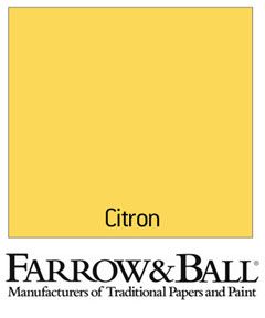 Paint:  Citron by Farrow & Ball Farrow And Ball Citron Yellow, Citron Farrow And Ball, Farrow And Ball Citron, Churlish Green, Yellow Bench, Cottage Colors, Interior Colors, Floor Bathroom, Farrow And Ball