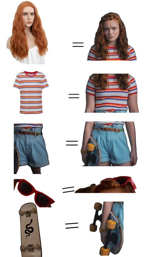 Max Inspired Outfits Stranger Things, It Inspired Outfits, Max Stranger Things Outfit, Halloween Costumes Stranger Things, Stranger Things Costume Ideas, Max Costume, Stranger Things Halloween Costume, Stranger Things Cosplay, Quick Halloween Costumes