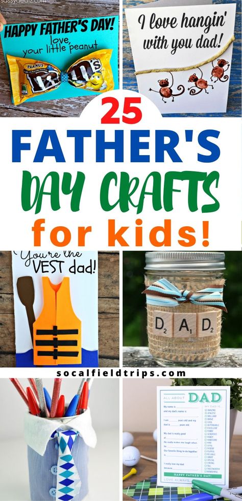 Father's Day Crafts For Kids, Kids Fathers Day Crafts, Diy Father's Day Crafts, Fathersday Crafts, Easy Fathers Day Craft, Father's Day Activities, Father Presents, Diy Father's Day Gifts, Father's Day Diy