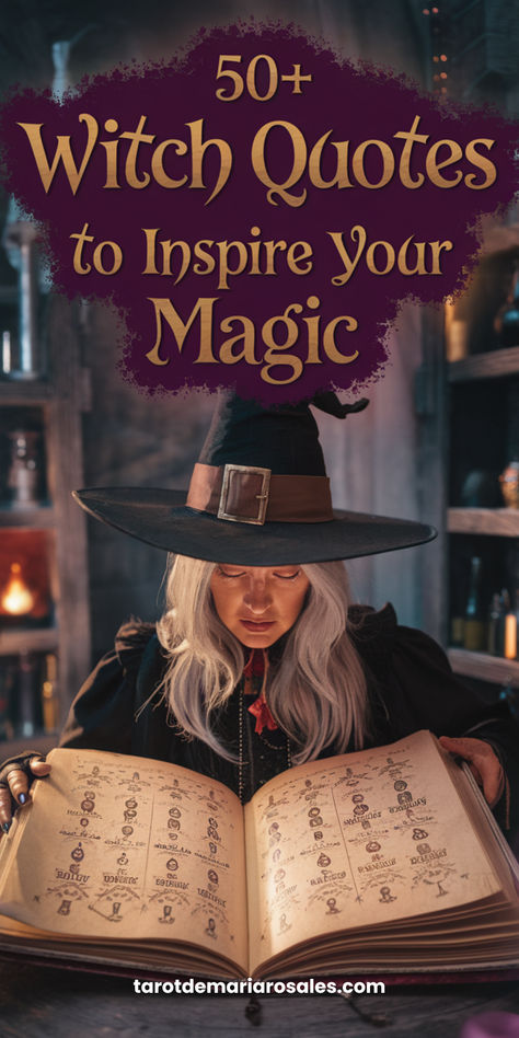 Immerse yourself in the mystic world with over 50 inspiring witch quotes that will ignite your inner magic. These words of wisdom and power are perfect for witches, mystics, and anyone seeking a touch of enchantment in their life. Let these quotes guide you on your magical journey. 🧙‍♀️🔮 #WitchQuotes #MagicInspiration #MysticalWisdom Positive Witch Quotes, Witchy Inspirational Quotes, Witch Saying Quotes, Witches Pictures, Witch Saying, Moon Wreaths, Witch Items, Pagan Quotes, Witchy Quotes