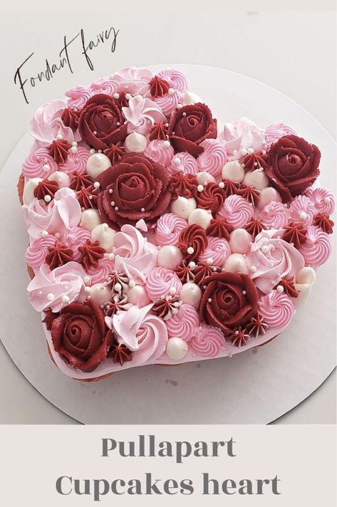 Valentines's Day cake
Heart Cake
Anniversary cake Cupcake Cakes Pull Apart, Youtube Cake, 3d Cake Tutorial, Cupcake Heart, Cake Pulls, Specialty Cake, Valentine Desserts, Valentines Cupcakes, 3d Cake