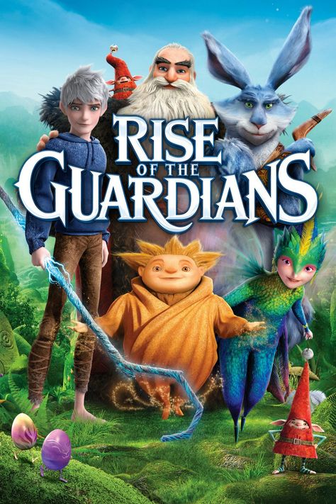 Rise of the Guardians movie poster Christmas Movie Posters & Artwork #Christmasmovies #Christmas #movieposters #seasonal #snowmovies #dramamovies #actionmovies #scifimovies #adventuremovies #fantasymovies Frost Film, The Guardian Movie, Easter Movies, Dragon Rise, Isla Fisher, Rise Of The Guardians, The Guardians, Chris Pine, Taking Over The World