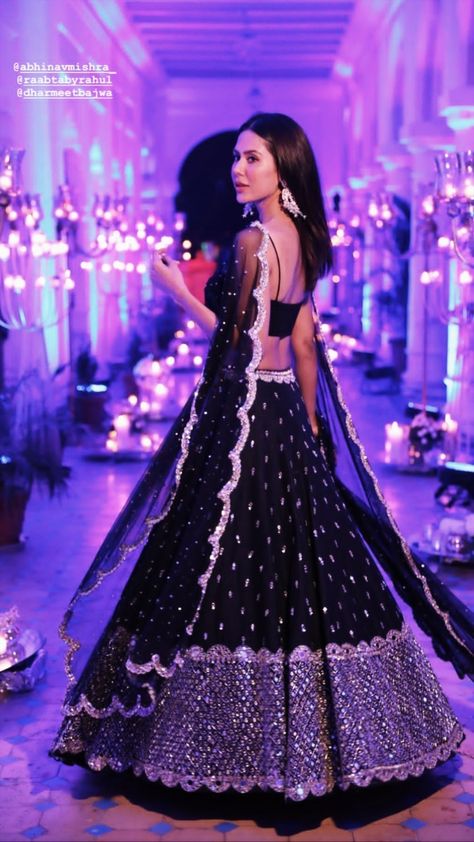 Evening Lehenga, Cocktail Wedding Reception, Cocktail Wedding, Can Can, Lehenga Choli, Remember This, Lehenga, Black Silver, Wedding Reception