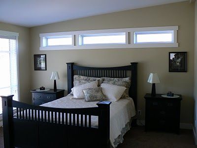 Transom - above the master bed. Love the extra light but doesn't need window treatments! Dormer Renovation, Transom Window Treatments, Monterey Colonial, Horizontal Windows, Transom Window, Clerestory Windows, Transom Windows, Interior Windows, Bedroom Window