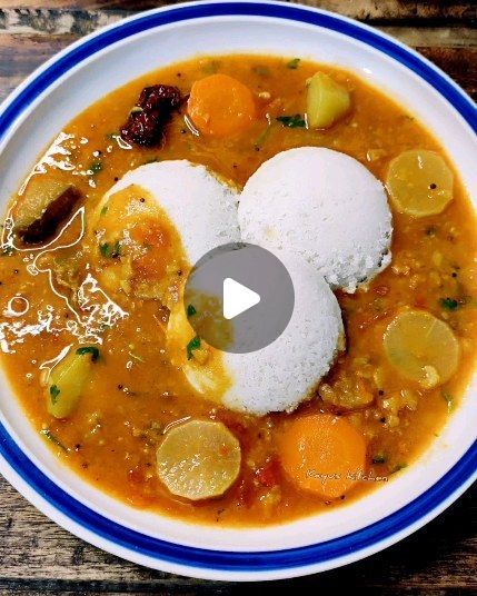 Kayus Kitchen on Instagram: "Chettinad Sambar ❣️Easy Idli Sambar ❣️ Authentic Chettinad Sambar for Idli dosa n Rice ❣️

Ingredients

Toor dal 200 gms
Tomatoes 2 medium size, roughly chopped
Shallots 6-8
Vegetables 1 cup 
( Any sambar Vegetables can be used )
( I hv used radish , chow chow , brinjal and carrot )
Water 2-2.5 cups
Narchuvai Chettinad Sambar masala powder 2 tbsp
Tamarind 30 ml , thick paste
Salt to taste
Coriander leaves 1 handful, finely chopped

For tadka:-
Oil 2 tbsp
Mustard 1 tsp
Few curry leaves
Asafoetida 1/2 tsp
Red chillies 2
Green chilli 1-2

To order check www.narchuvaifoods.in

Their specialties r Authentic Chettinad Masalas , Traditional Podi and Healthy Millet Products including Health Mix and Luscious Millet Ladoos...

#kayuskitchen
#chettinadsambar
#Authenticche Carrot Water, Idli Sambar, Toor Dal, Idli Dosa, Rice Ingredients, Coriander Leaves, Green Chilli, Curry Leaves, Shallots