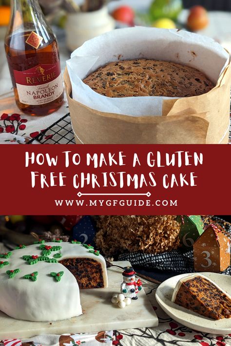 Gluten Free Christmas Cake Gluten Free Christmas Cake Recipe, Mary Berry Christmas Cake, Mary Berry Christmas, Gluten Free Christmas Cake, Christmas Cake Recipe, Delicious Holiday Desserts, Mary Berry Recipe, Glace Cherries, Gluten Free Christmas