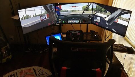 iRacing Triple Screen Setup With Nvidia Surround Sit Back, Display Boxes, Screen