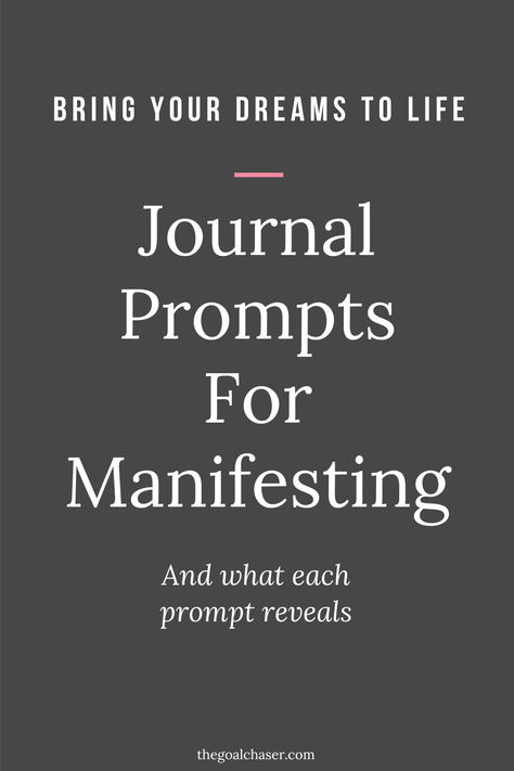 Through these journal prompts, you'll align your thoughts and intentions more closely with your true desires. We've also included a brief explanation of what each journal prompt can reveal and encourage on your manifesting journey. Happy manifesting! Journal Prompts Creativity, Journal Prompts For Dream Job, Scripting Manifestation Journal Prompts, Alignment Journal Prompts, Glow Up Journal Prompts, Intention Journal Prompts, Visualization Journal Prompts, Manifest Journal Prompts, Journal Prompts For Manifestation