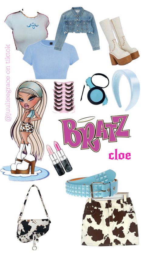 Bratz Outfit Ideas, Bratz Outfit, Doll Aesthetic, Bratz Doll, Dress To Impress, Halloween Costumes, Outfit Ideas, Dolls, Halloween