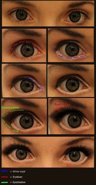 10 make-up tutorials om anime-ogen te hebben - Marlie's Blog #simple #eye #makeup #simpleeyemakeup 10 make-up tutorials om anime-ogen te hebben Anime Make-up, Anime Eye Makeup, Make Up Tutorials, Anime Makeup, Drawing Faces, Cosplay Tutorial, Cosplay Diy, Cosplay Tips, Halloween Make Up