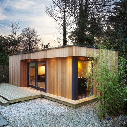 What is it about garden rooms that is so universally appealing? We're getting excited just thinking about the prospect of a seclude little spot somewhere, like this stable conversion in Kenya, that is wooden eco garden room with a green roof. Design Case Mici, Westbury Gardens, Garden Room Ideas, Eco Garden, Wooden Building, Garden Rooms, Hus Inspiration, Garden Studio, Garden Buildings