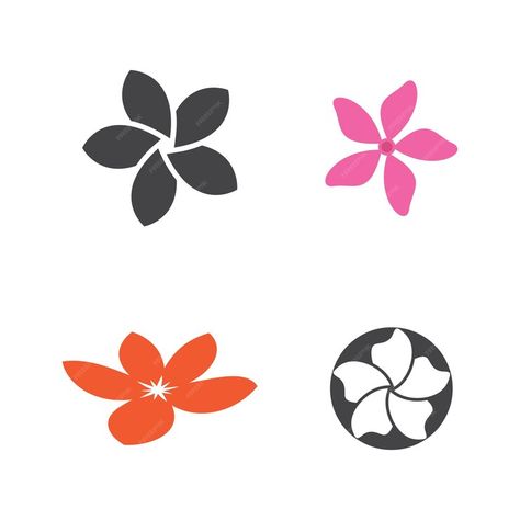 Premium Vector | Beauty plumeria icon flowers design illustration template Plumeria Illustration, Flower Logo Design Ideas, Plumeria Design, Flowers Logo, A Level Textiles, Engraving Ideas, Flower Logo Design, Illustration Template, Texture Graphic Design