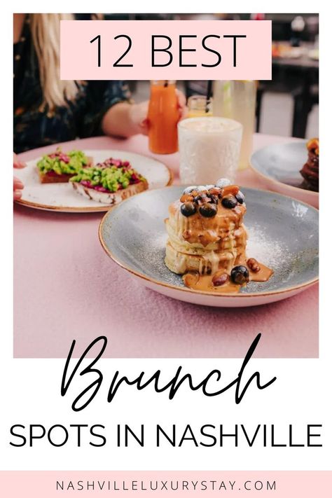 #travel #southerneats #southernbrunch Brunch Nashville, Brunch In Nashville, Nashville Breakfast, Places In Nashville, Nashville Brunch, Nashville Weekend, Nashville Food, Smoked Salmon Bagel, Nashville Restaurants