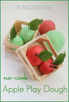 No cook apple play dough recipe Apple Scented Playdough Recipe No Cook, Apple Crafts, Scented Play Dough, Play Dough Recipe, Apple Preschool, Imagination Tree, Apple Unit, Johnny Appleseed, Apple Activities