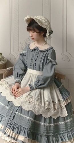 Tailor Outfit, French Dresses, Op Dress, Lolita Outfits, Classic Lolita, Royal Dresses, Post Mortem, Anime Dress, Kawaii Clothes