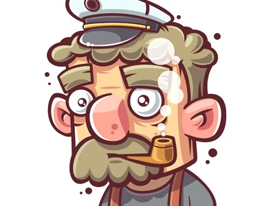 Captain by Evgeny Polukhin  - Dribbble Sketchy Drawings, Arte Doodle, Character Mascot, Graffiti Characters, Cartoon Character Design, Art Clipart, Illustrations And Posters, Doodle Patterns, Character Creation