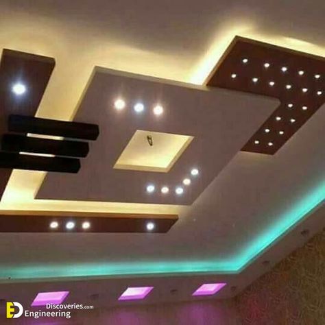 Fall Ceiling Designs, Beautiful Ceiling Designs, Latest False Ceiling Designs, Pop Design For Hall, Plaster Ceiling Design, Drawing Room Ceiling Design, Gypsum Ceiling Design, Simple Ceiling Design, Fall Ceiling