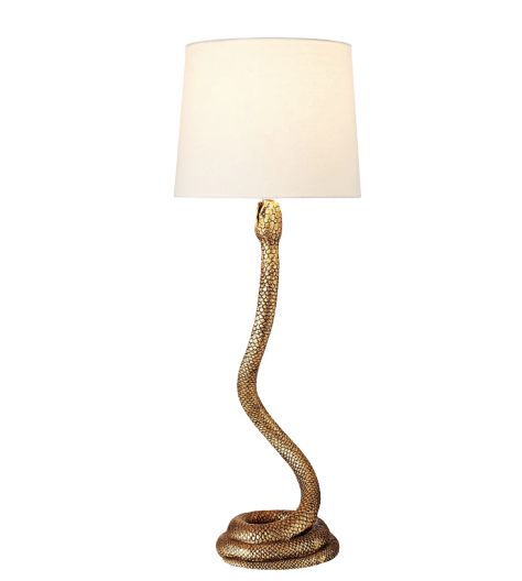 Cb2 Snake Lamp, Treehouse Makeover, Traveler Room, Snake Lamp, Old Hollywood Decor, Dark Academia Home, Hollywood Decor, Colorful Apartment, Jungalow Style