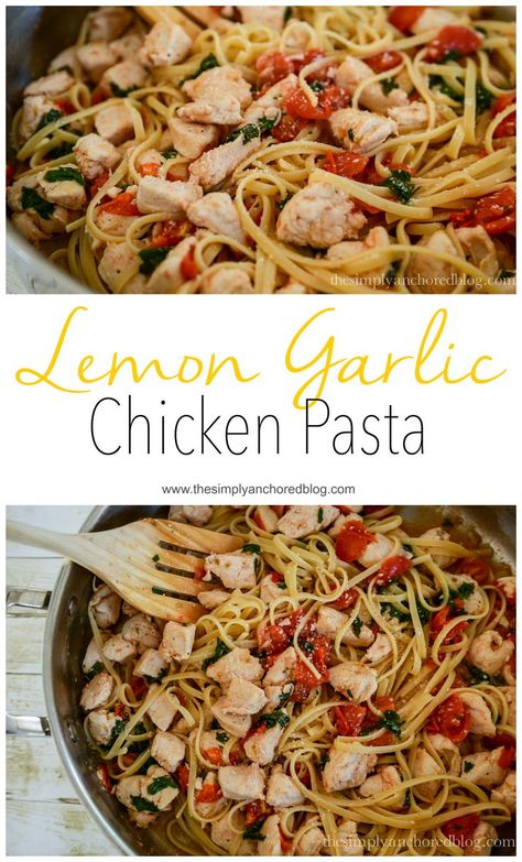 Lemon garlic chicken pasta Lemon Garlic Chicken Pasta, Easy Lemon Chicken, 21 Day Fix Recipes, Garlic Chicken Pasta, Fresh Meal, 21 Day Fix Diet, Healthy Videos, Beachbody Recipes, Ranch Pasta