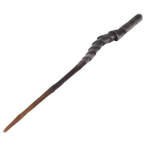 Beautiful designed magical accessory is made to look like turned wood with armored scales design and exquisite details. Handcrafted of resin with slate grey finish; Solid weight makes for a satisfying and authentic feel when held. Wand measures approximately 13.75 inches; Great for display with a collection or on its own. Perfect for an imaginative journey to the magical world of witchcraft and wizardry. Packaged in protective box with fitted foam holder; wooden wand box sold separately; Ready f Wizard With Wand, Magic Wand Aesthetic, Magic Wand Design, Hp Wands, Wand Designs, Wand Ideas, Dragon Scale Armor, Garrick Ollivander, Wand Making