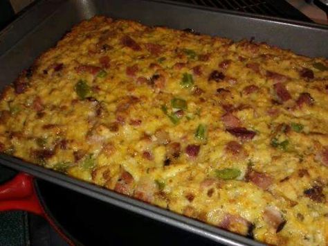 Casserole With Bread Cubes, Breakfast Casserole With Bread Cubes, Chicken Stove Top Stuffing, Chicken Stove Top, Stove Top Stuffing Recipes, Breakfast Casserole With Bread, Stove Top Stuffing, Stove Top Stuffing Mix, Easy Breakfast Casserole