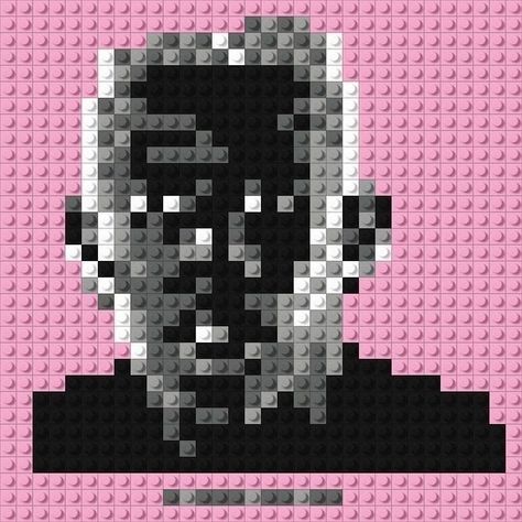 Roblox Pixel Art, Music Reference, Lego Poster, Crazy Tattoos, Easy Pixel Art, Creation Art, Diy Perler Bead Crafts, Pixel Crochet, Pixel Art Grid