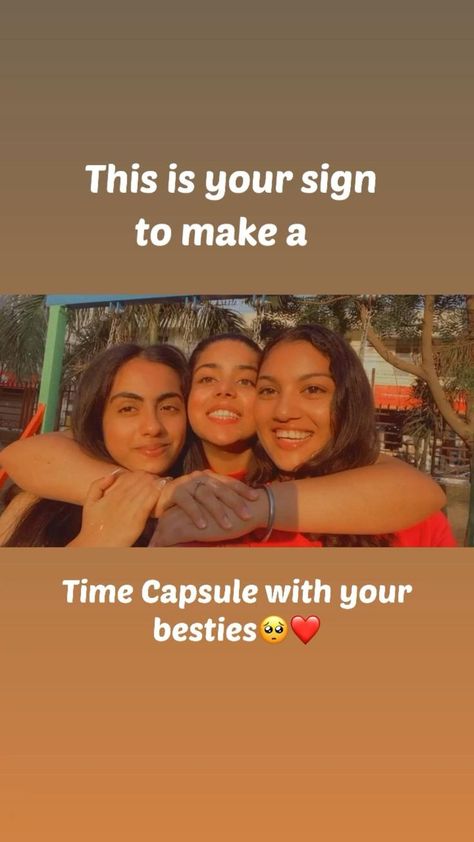 Made a time capsule with these cuties💕 | Just good friends, Best friends funny, Best friends whenever Time Capsule With Friends, Time Capsule Ideas, Funny Minion Memes, Friend Quiz, Questions For Friends, Just Good Friends, Best Friend Activities, Best Friend Status, Art Palette