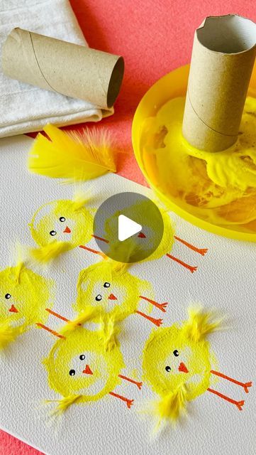 3gyerekszáj on Instagram: "I❤️😊 I don’t have much time with a 1-month-old baby, but I try to do some easy and simple crafts with the older children. so we made this today…" Preschool Crafts Activities, Cute Chicks, Preschool Craft Activities, Easter Arts And Crafts, Simple Crafts, Easter Art, March 3rd, Easter Crafts For Kids, I Try